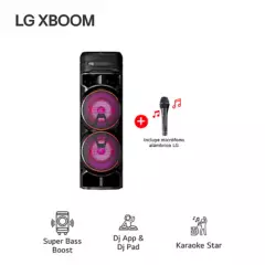 LG - Torre de sonido LG XBOOM RNC9 Multi-Bluetooth Karaoke Star