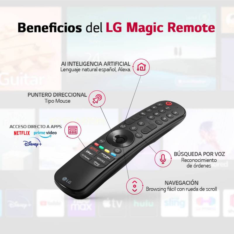 Pantalla LG NanoCell TV 55 Pulgadas 4K SMART TV con ThinQ AI