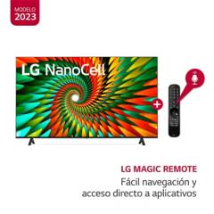LG - Televisor LG NANOCELL 75" 4K THINQ AI 75NANO77SRA (2023)
