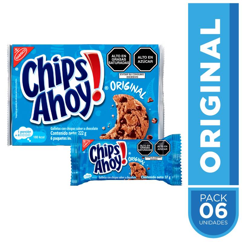 CHIPS AHOY - Chips Ahoy 37g 6 Unidades