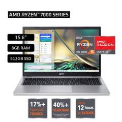 Laptop AMD Ryzen 5 7520U 8Gb 512Gb SSD 15.6” W11