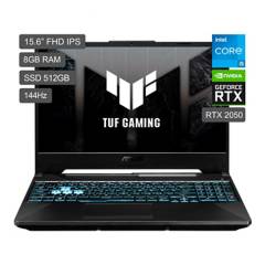 Laptop Gamer ASUS TUF F15 Intel Core i5 8GB 512GB RTX2050 15.6"