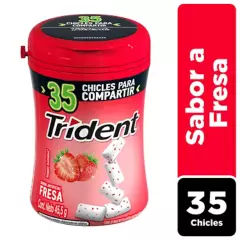 TRIDENT - Trident Botella Fresa 45.5g