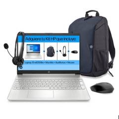 HP - Laptop HP AMD Ryzen 5 5500U 8GB 256GB +Mochila+ Heads+ Mouse
