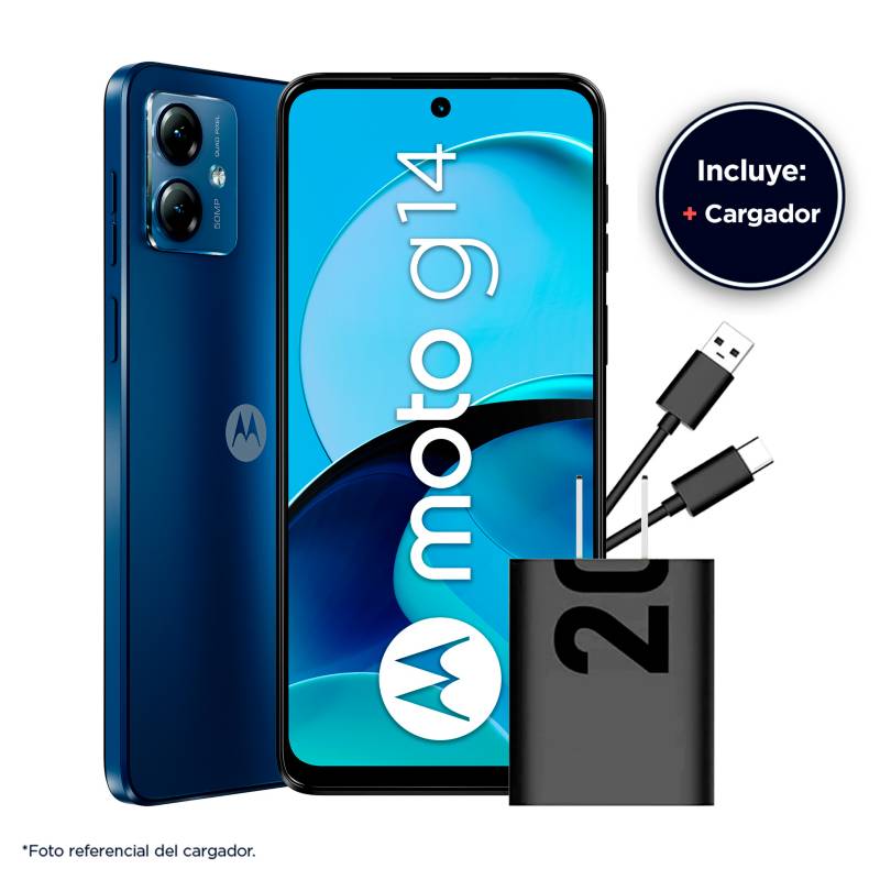 Smartphone Moto G14 4+128 GB Azul Cielo