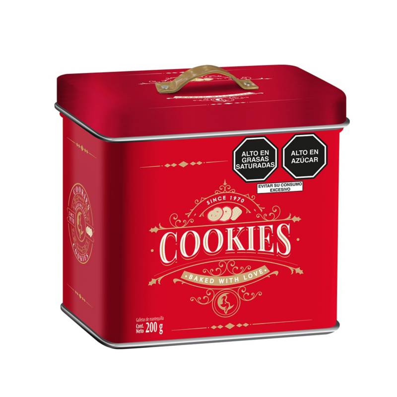 Colombina Galletas Navideñas Caja Roja 200 Gr 