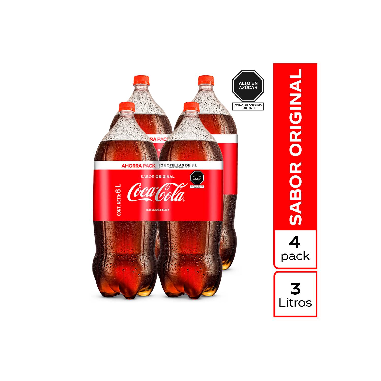 Comprar Gaseosa Coca Cola regular - 3 L