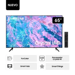 SAMSUNG - Televisor Samsung 65" Crystal UHD 4K