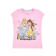 PRINCESAS - Polo Licencia Manga Corta Niña Princesas
