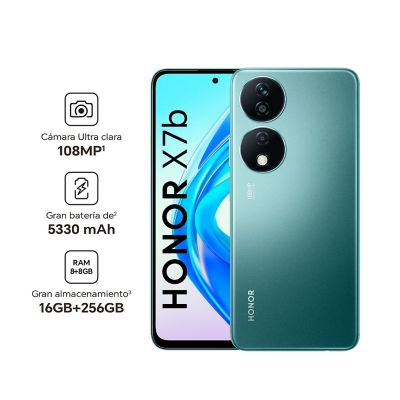 Smartphone Honor X7B 8GB+256GB Verde | Tottus Perú