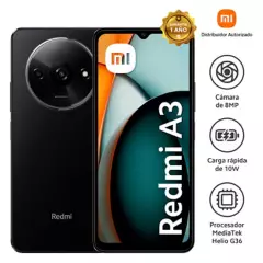 XIAOMI - Smartphone Redmi A3 Midnight Black 3+64Gb