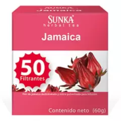 SUNKA - Infusi�n Filtrante Jamaica Sunka Caja 50 Sobres