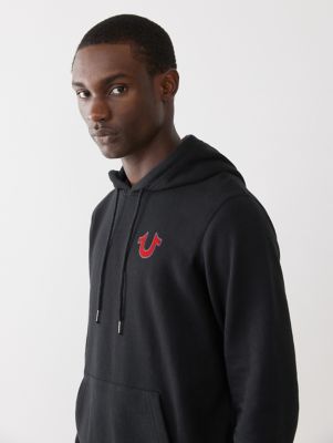 True Religion Logo Hoodie Black