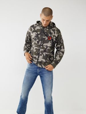 True religion cheap camo jacket