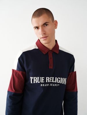 True religion hot sale rugby shirt