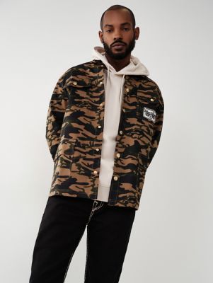 Louis Vuitton Leaf Denim Hoodie - Tagotee