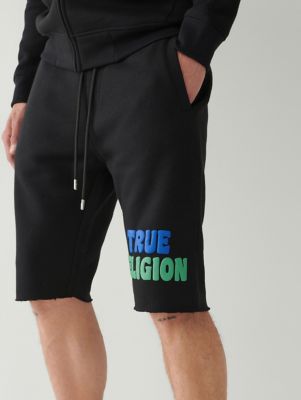 True religion sweat discount shorts