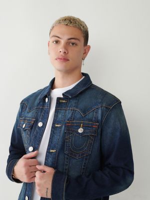 Multi-Patches Mixed Leather Varsity Blouson - Ready to Wear