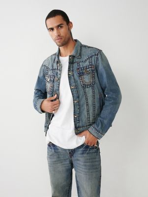 Monogram Padded Denim Jacket - Men - Ready-to-Wear