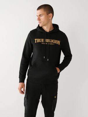 True religion jumper black clearance and gold