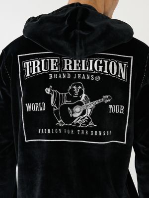 True Religion Men's Big T Zip Hoodie