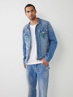 Buy online Purple Solid Denim Jacket from Jackets for Men by Blue Saint for  ₹849 at 50% off