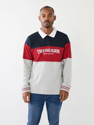 True religion store long sleeve polo