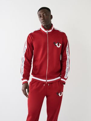 True religion cheap tracksuit red