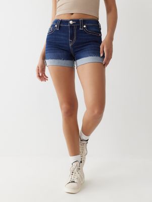 Mini short en jean True NYC - Shorts Femme
