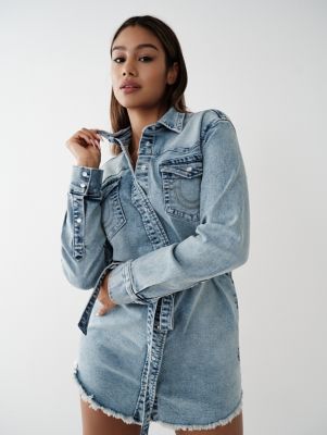 True religion sales denim dress