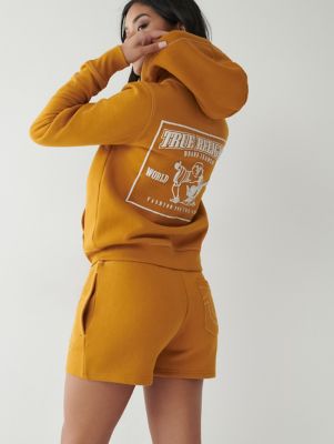 True Religion L/S Contrast Stitch Big T Fashion Hoodie Jacket