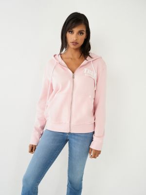 Pink true religion jacket sale