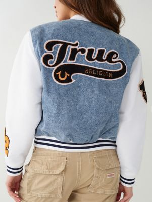 True religion hotsell varsity jacket womens