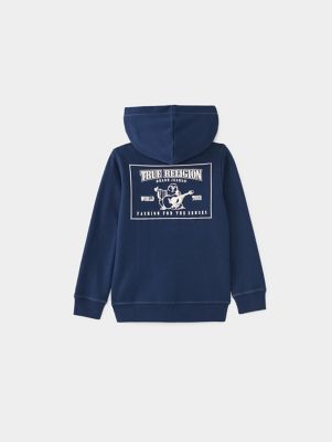 BOYS LOGO ZIP HOODIE