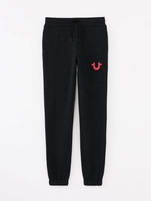 True religion hot sale black joggers