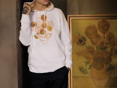 vans van gogh sunflower hoodie