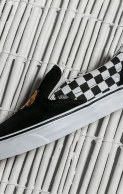 Vans slip best sale on tiger checkered