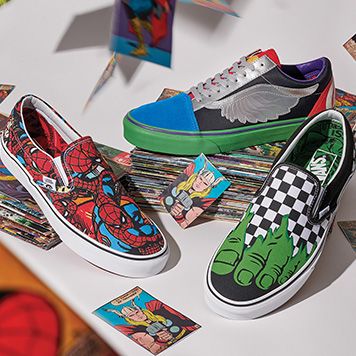 Marvel cheap vans sale