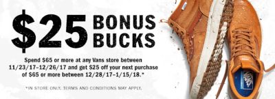 Holiday 2017 - Bonus Bucks