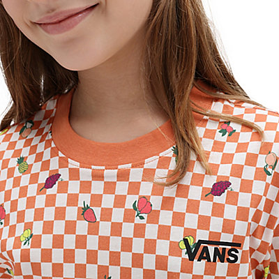 Girls Fruit Checker Boxy T-Shirt (8-14 years)