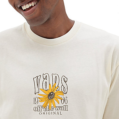 Vintage Logo T-Shirt mit verwaschener Blumengrafik