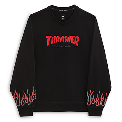 Vans x Thrasher Flame Crew Sweatshirt
