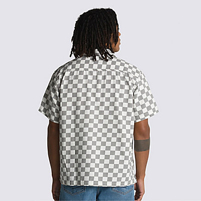 Chemise à motif checkerboard