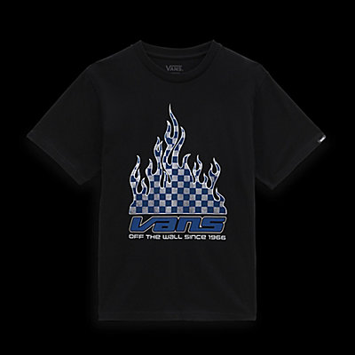 Jungen Reflective Checkerboard Flame T-Shirt (8-14 Jahre)