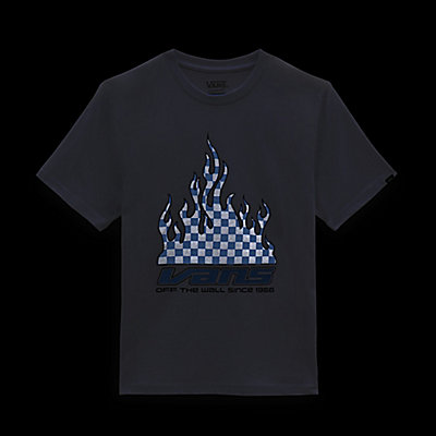 Camiseta Reflective Checkerboard Flame de niños (8-14 años)
