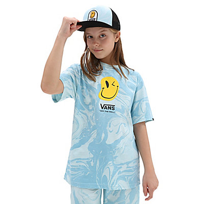 Camiseta con estampado marmoleado de niños (8-14 años)