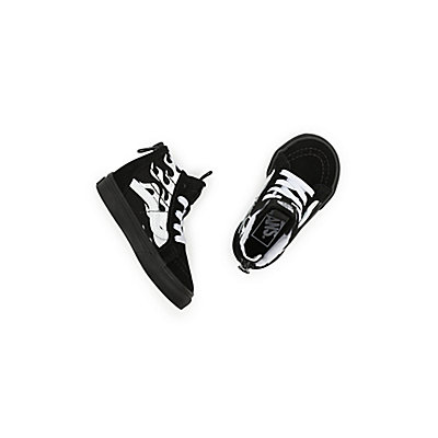Toddler Metallic Flame Sk8-Hi Zip Shoes (1-4 years)