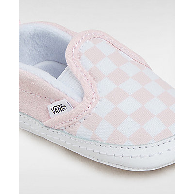 Kleinkinder Checkerboard Slip-On Crib Schuhe mit Klettverschluss (0-1 Jahr)