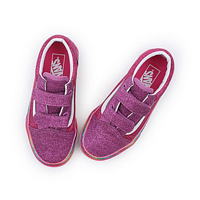 Chaussures à scratch Glitter Rainglow Old Skool Enfant (4-8 ans)