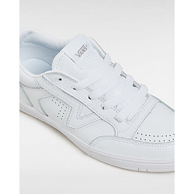 Leather Lowland Comfycush Shoes | White | Vans
